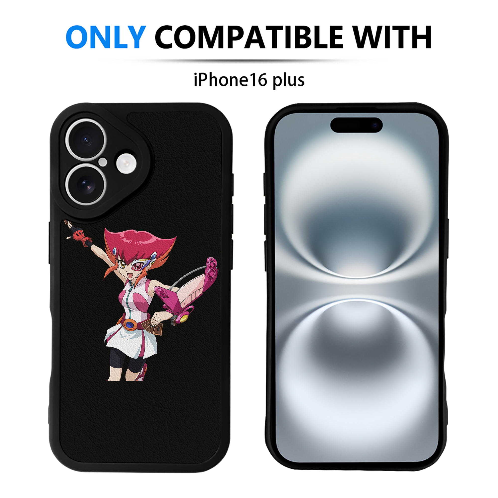 遊☆戯☆王 Yu-Gi-Oh! 【iPhone 16シリーズ対応】シリコンスマホケース（レザー調） 材質：シリコン